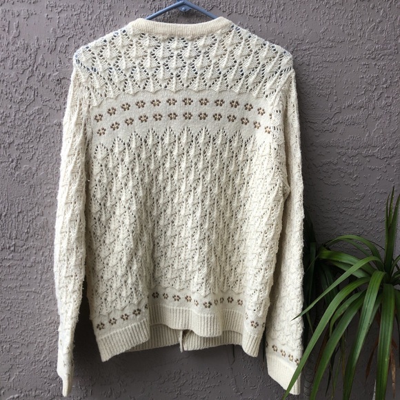 Vtg Cuddle Knit Wintuck Cardigan Sweater - Picture 2 of 4